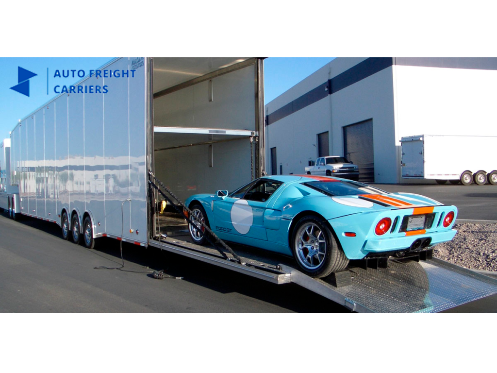enclosed car shipping trailer
